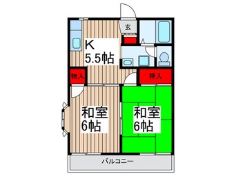 間取図 グレープハイムB