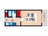 パークテラス堀江 1Kの間取り