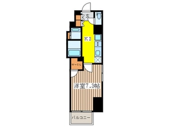 間取図 プランドール水天宮