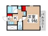 ミニフラット16 1Kの間取り