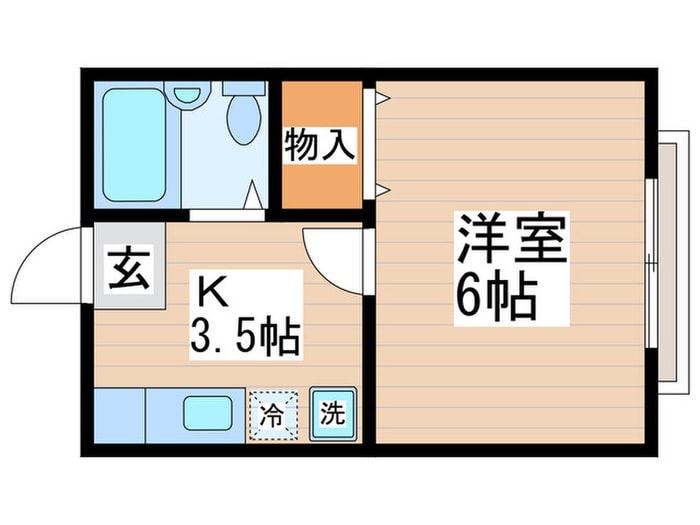 間取り図 コーポサンライズⅡ