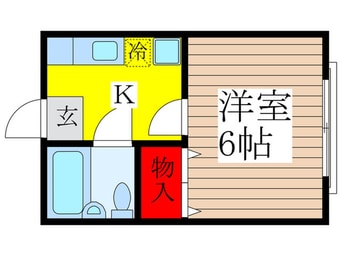 間取図 コーポサンライズⅡ
