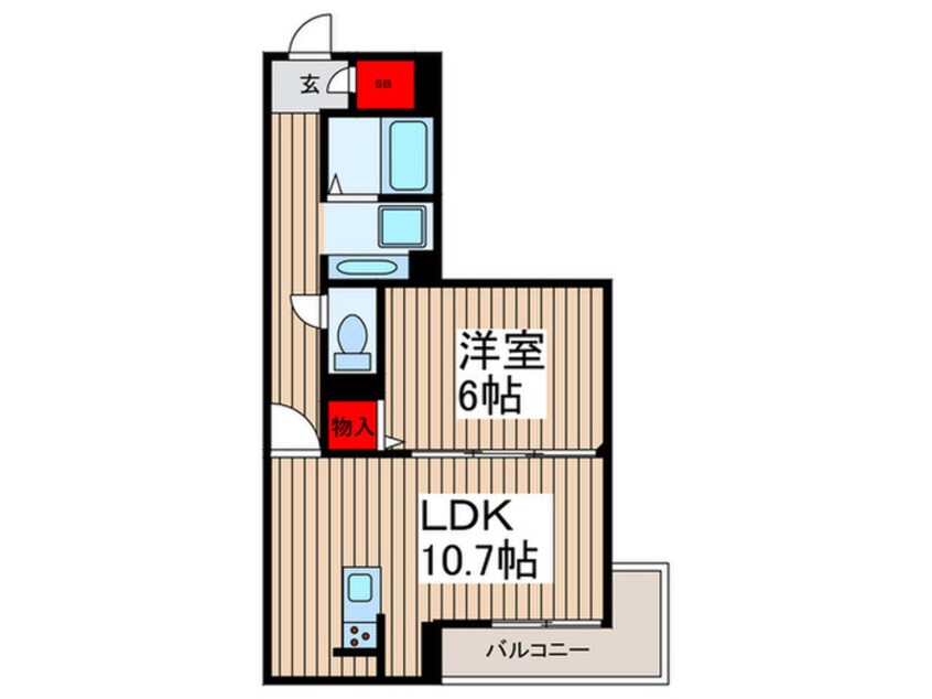 間取図 エクセリア上鷺宮Ⅱ