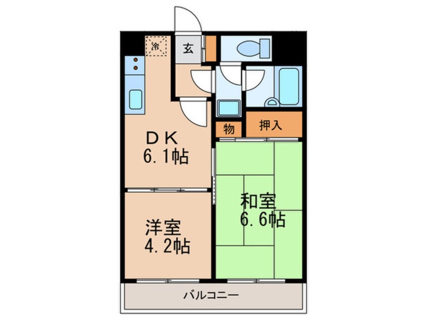 間取図 パレッヂ新小岩