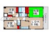 アコール新松戸 3LDKの間取り