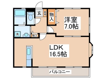 間取図 ユ－リ－ＮⅡ