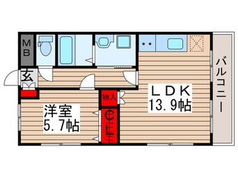 間取図 エトワ－ル・シャト－