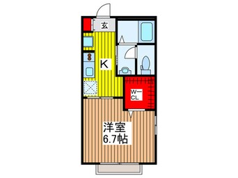 間取図 ドミ－ル藤