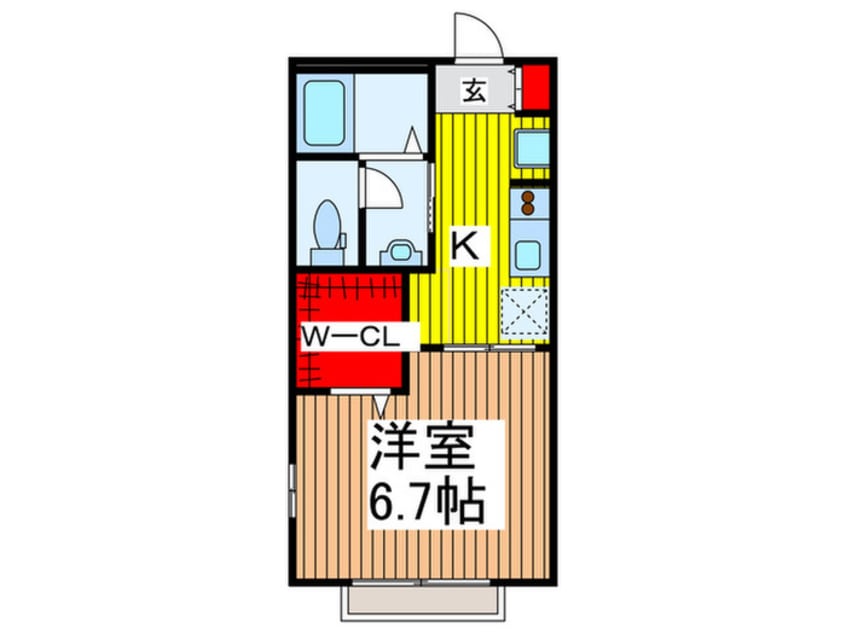 間取図 ドミ－ル藤