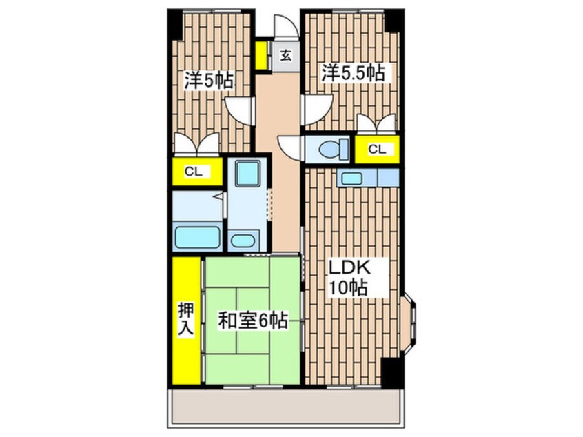 間取図 湘南カ－ムライズ