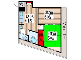 間取図 マンション釜鳴
