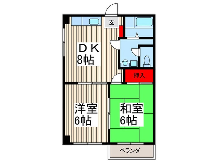 間取り図 第２豊マンション
