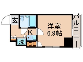 間取図 パペーテ千住新橋