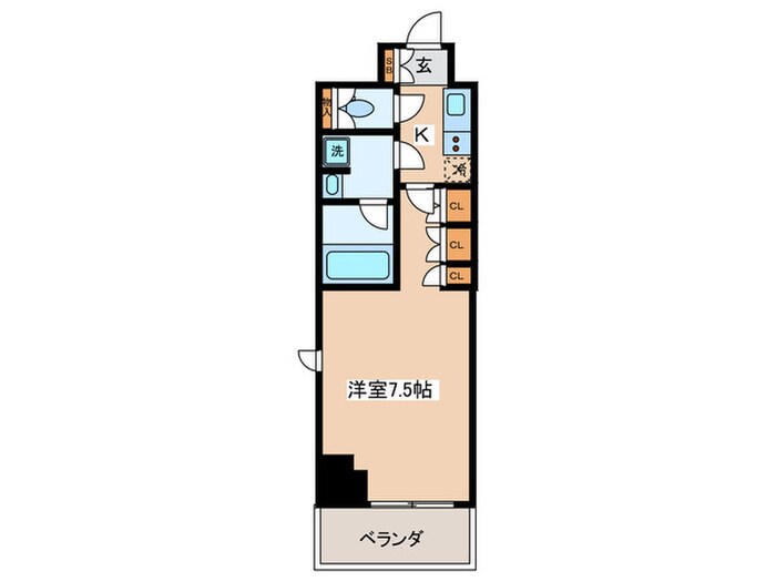 間取り図 ルーブル池袋弐番館