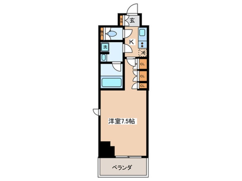 間取図 ルーブル池袋弐番館