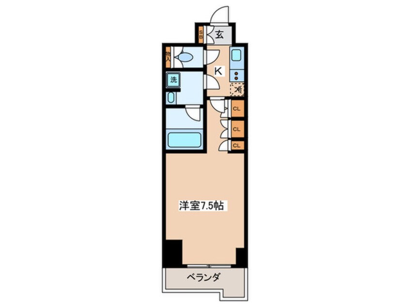 間取図 ルーブル池袋弐番館