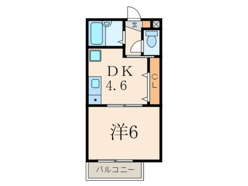 間取図 ハ－ヴェスト八雲