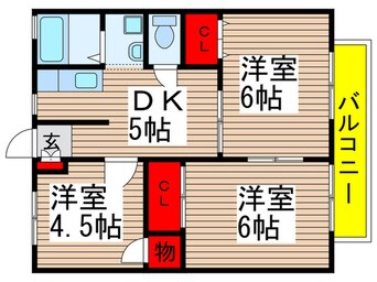 間取図 中台ハイツ