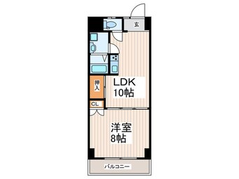 間取図 ニュ－ロ－レルマンション(803)