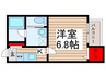 コモド北柏 1Kの間取り