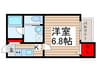 コモド北柏 1Kの間取り