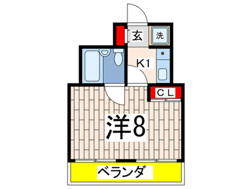 間取図 シャンテ吉野町