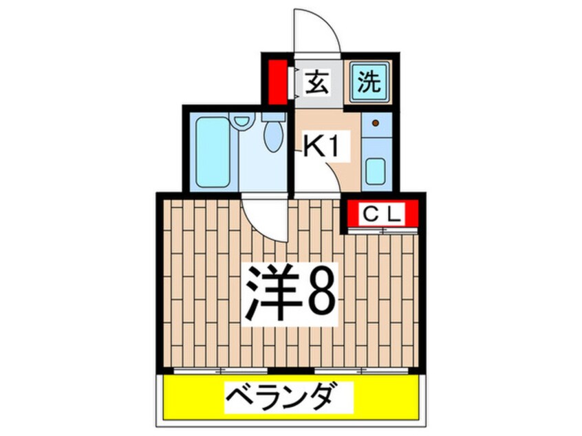 間取図 シャンテ吉野町