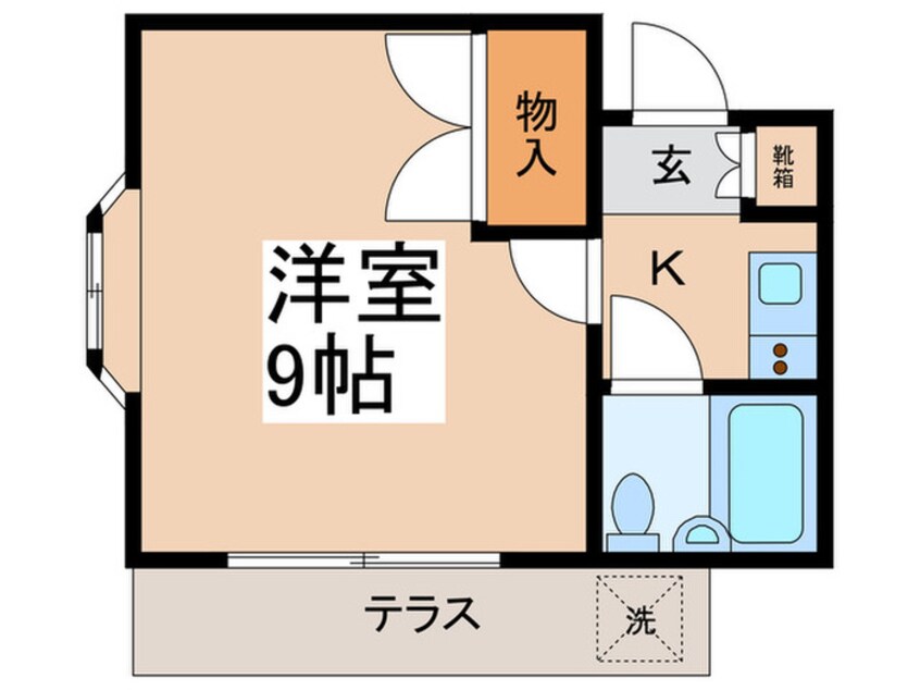 間取図 ヒルハイツ中野Ｂ