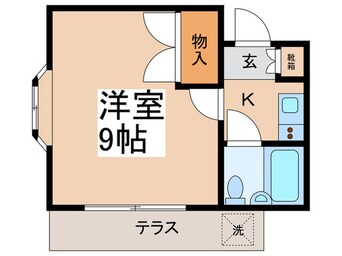 間取図 ヒルハイツ中野Ｂ