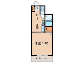 間取図 アパ－トメント　カヤ