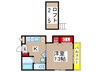 サンドエル小仲台 1Kの間取り