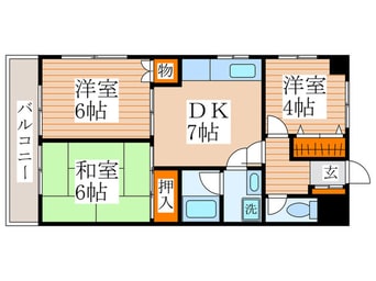 間取図 ラフォ－レジュン