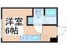 ルテラ氷川町 1Rの間取り