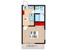 MELDIA大和田 1Kの間取り