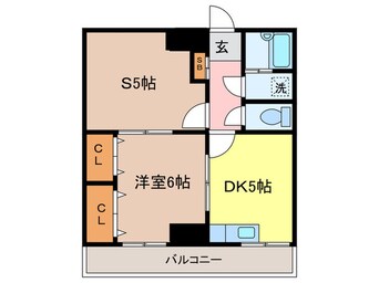 間取図 シャンボ－ル大和郷