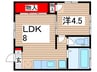 NexusCourt西千葉 1LDKの間取り