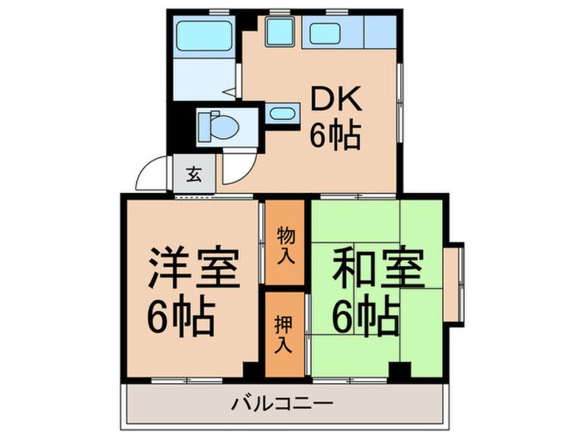 間取図 ベルメゾン井荻