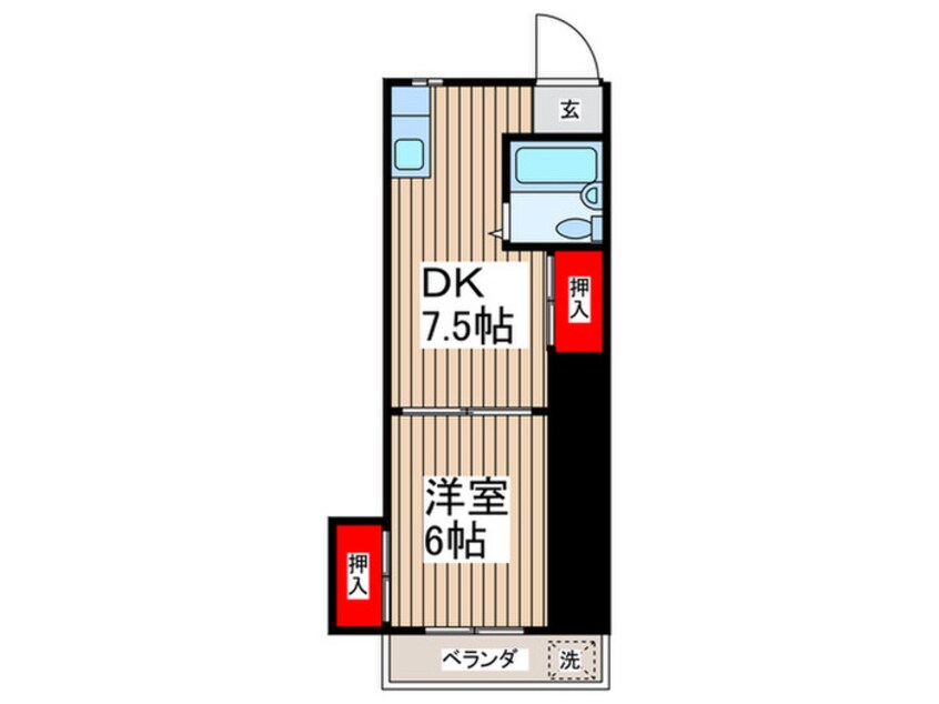 間取図 木戸マンション