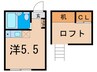 my plan 中野B 1Rの間取り