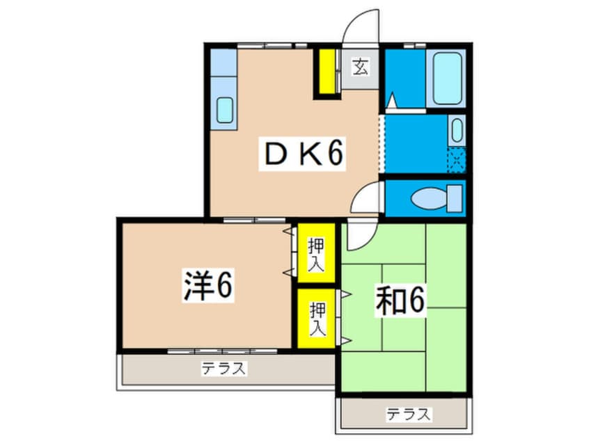 間取図 パルデンス増田