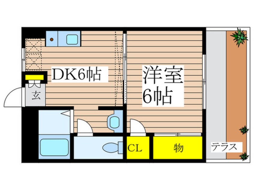 間取図 ハイツマノ