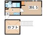 ファーストシティ中央林間 1Kの間取り