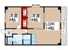 ル－ブル早稲田 2LDKの間取り