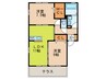ステラ 2LDKの間取り