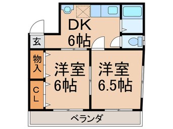 間取図 シャルマン鷺宮