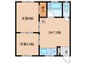 フォレスト牛浜 2DKの間取り
