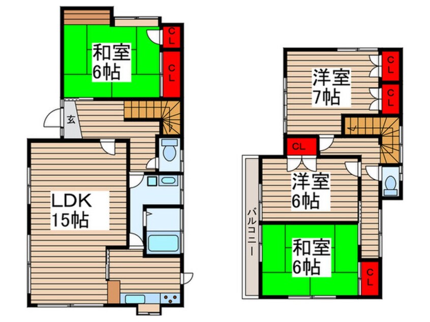 間取図 東柏１丁目戸建