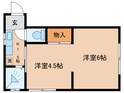 下北沢アサカ三陽マンションの間取図