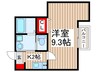 キャメル狭山Ⅱ 1Kの間取り