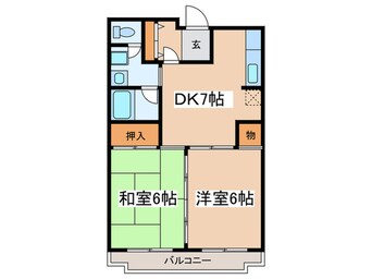 間取図 カサグランデ永福